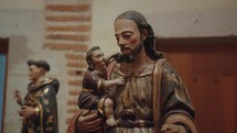 Sculpture of Jesus Christ in Museum of Culture in Templo de Santo Domingo de Guzman Oaxaca, Mexico
