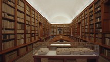 The Francisco de Burgoa Library Museum inside Church of Santo Domingo de Guzman Oaxaca Mexico