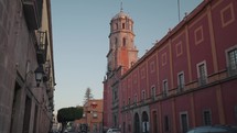 Tower Templo y Exconvento de la Santa Cruz Church Santiago de Querétaro, Mexico