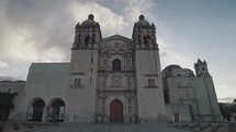 Exterior of The Church and Convent of Templo de Santo Domingo de Guzman in Oaxaca de Juarez, Mexico.