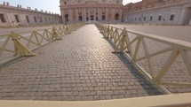 Vatican palace in Rome Italy 