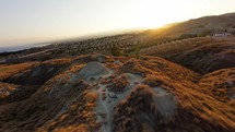 From The Sky To The Ground Of The Orange Italian Land 