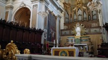 Interiors of an old and Historic cathedral
