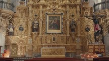Interior of Mexico City Metropolitan Cathedral Roman Catholic Archdiocese - The Altar of Forgiveness