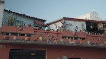 a House with a lot of colorful decorations in Queretaro Mexico