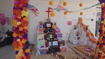 The Altar de Muertos for the Day of the Dead (Día de Muertos) celebration in Puerto Vallarta, Mexico.