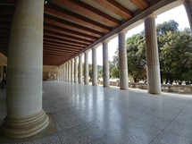 rows of columns 