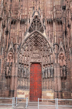 Door in stone Cathedral