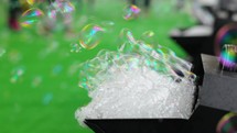 Professional soap bubble machine for parties and events.