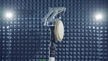 Testing a of a Radar in an anechoic chamber