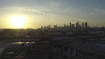 drone over LA 