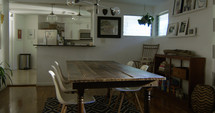 a dining room table 