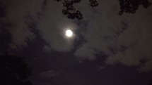 moon and clouds 