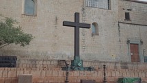 Cross at the Church and Convent of Templo de Santo Domingo de Guzman in Oaxaca, Mexico.
