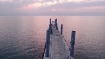 Drone footage overlooking the Sea of Galilee in Israel