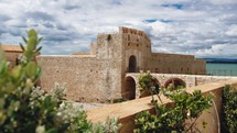 Medieval castle of Ortigia Island. Sicily Italy 