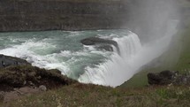 Gulffoss Waterfall In the iceland