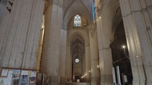 Seville, Spain - Interior Catedral de Sevilla Santa Maria de la Sede, Largest Gothic Cathedral in The World