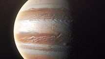 Detail On The Surface Of The Planet Jupiter - zoom out	