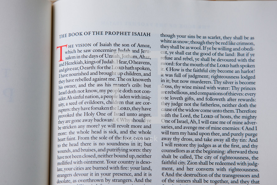 The Book of the Prophet Isaiah 