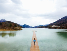 dock on a lake in Austria 