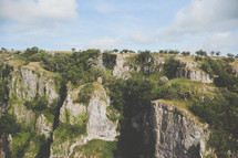 steep cliffs 