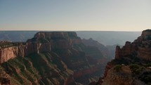 Grand Canyon north rim at golden hour