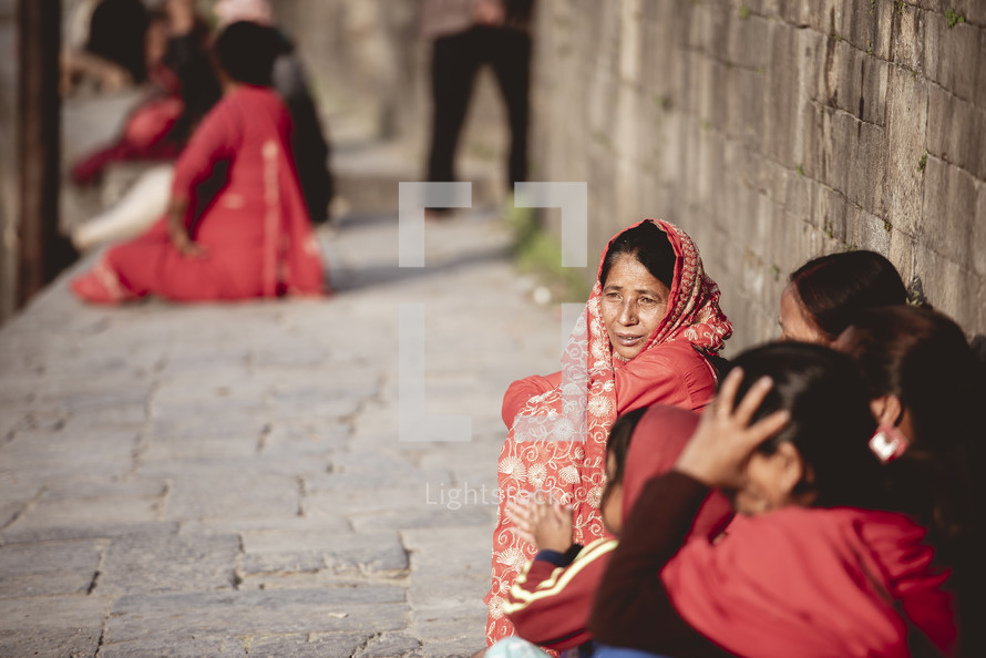 girls and women in Nepal 
