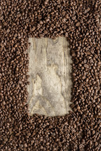 coffee beans border 