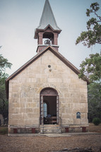 old church and bell tower 