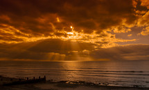 Tywyn Beach Sunset