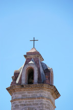 church steeple with cross topper 