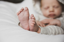 newborn baby feet