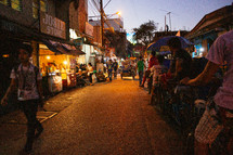 crowded road in the city of  Taguig Philippines