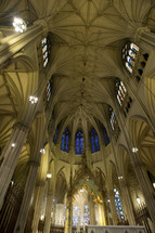 New York City St Patrick's Cathedral interior