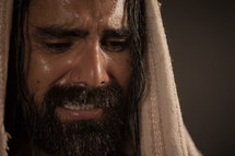 anguished face of Christ 