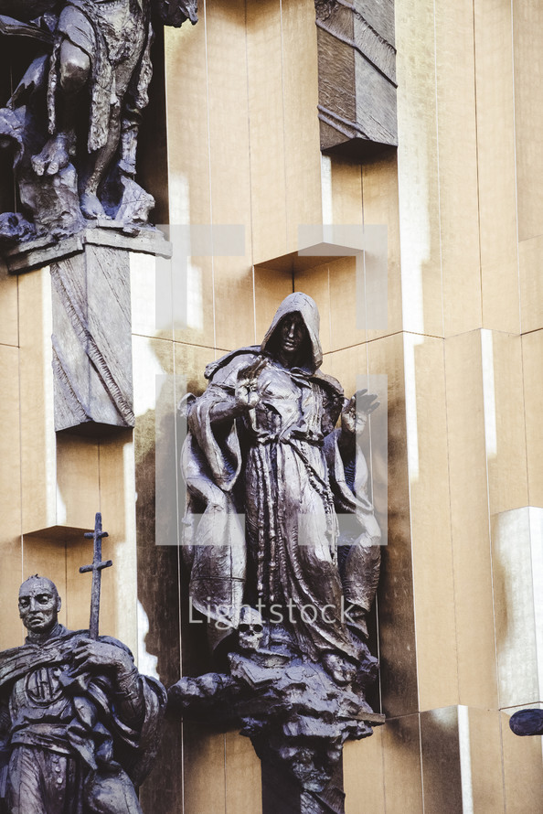 statues of saints 