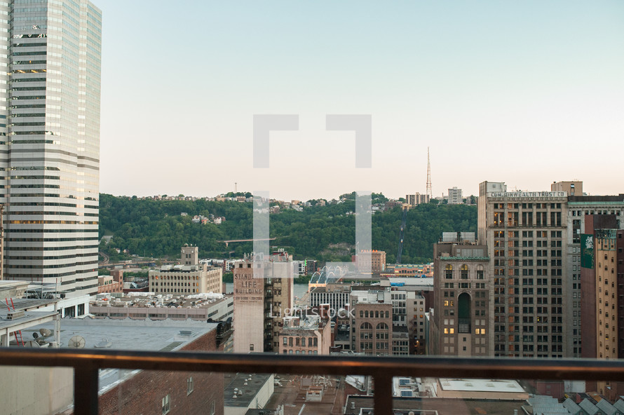 City View from Rooftop