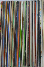 spines of records 