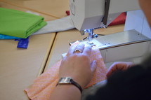 women's retreat – sewing together book jackets for bibles or filter masks