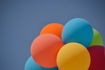 bunch of colorful balloons