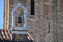 bell on a church roof 