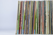 records spines 