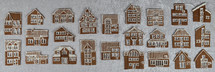 gingerbread house cookies Christmas countdown 