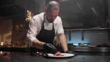 The ability of a Chef finishing a dish 