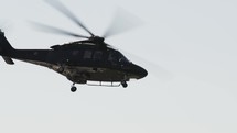 UH-169 Military Helicopter Flying in the sky 
