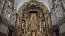 Porto, Portugal - Interior and details of the Baroque-style Church of Saint Ildefonso Porto Portugal