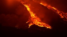 La Palma Volcano Eruption Lava