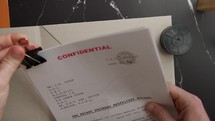 Confidential Top Secret Documents