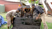 tractor in Papua New Guinea 